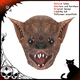 “Terror Bat”Bat Mask, Latex Mask, Dress Up Costume Props, Halloween Cosplay Mask, Accessories for Adults