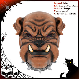 "Fierce Hound"Dog Mask Animal Latex Full Head Realistic Masks Fancy Dress for Halloween Carnival Costume Party